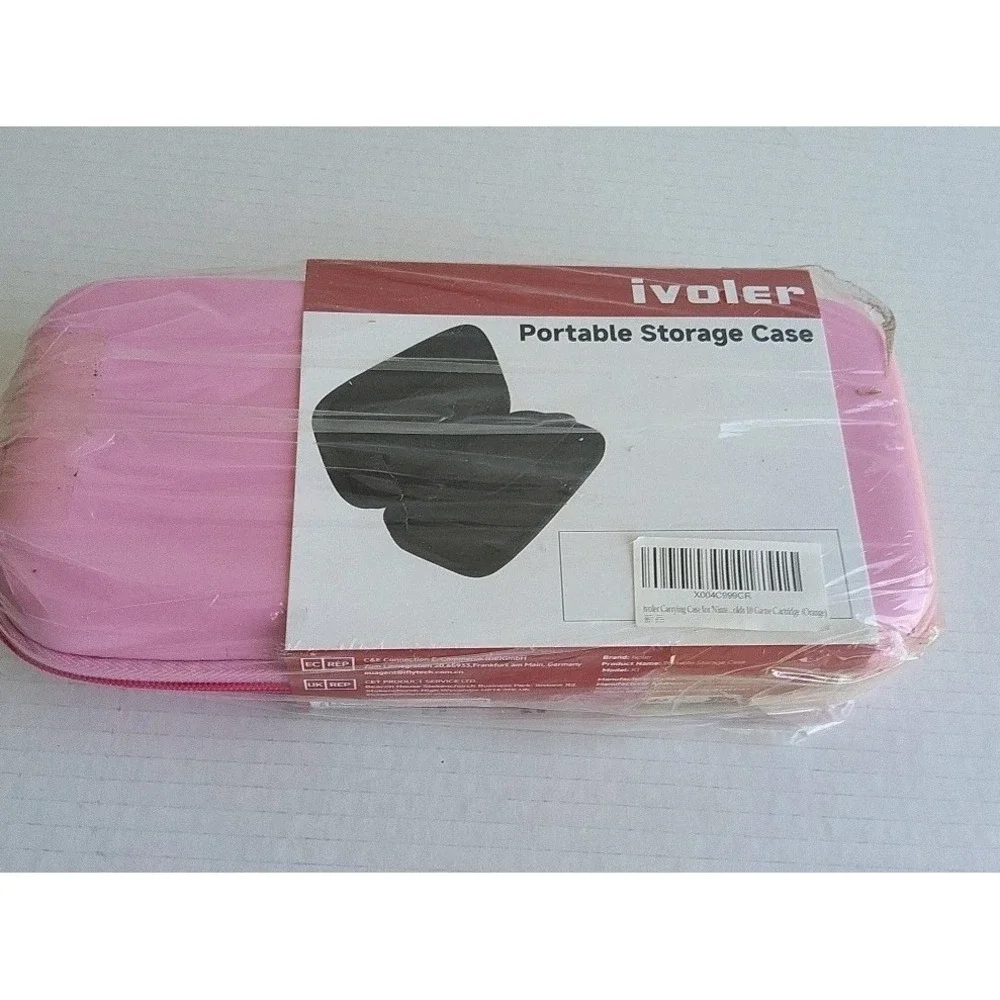iVoler‎ Storage Case Nintendo Switch 2 2025 Hard Shell 10 Games Pink